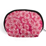 Cute Pink Sakura Flower Pattern Accessory Pouch (Medium) Front