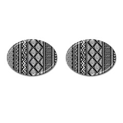 Tribal African Pattern Cufflinks (oval) by Pakjumat