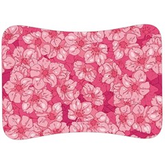 Cute Pink Sakura Flower Pattern Velour Seat Head Rest Cushion by Pakjumat