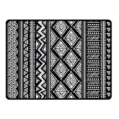 Tribal African Pattern Two Sides Fleece Blanket (small) by Pakjumat