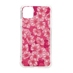 Cute Pink Sakura Flower Pattern Iphone 11 Pro Max 6 5 Inch Tpu Uv Print Case by Pakjumat