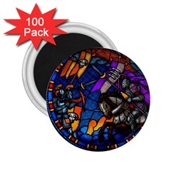 The Game Monster Stained Glass 2 25  Magnets (100 Pack)  by Pakjumat