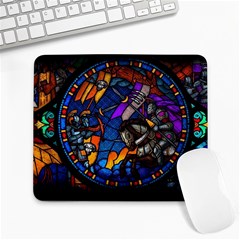 The Game Monster Stained Glass Large Mousepad by Pakjumat