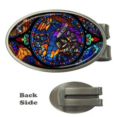 The Game Monster Stained Glass Money Clips (oval)  by Pakjumat