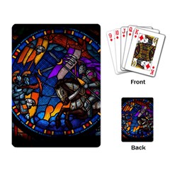 The Game Monster Stained Glass Playing Cards Single Design (rectangle) by Pakjumat