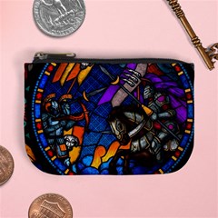 The Game Monster Stained Glass Mini Coin Purse by Pakjumat