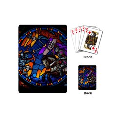 The Game Monster Stained Glass Playing Cards Single Design (mini) by Pakjumat