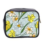 Narcissus Floral Botanical Flowers Mini Toiletries Bag (Two Sides) Back