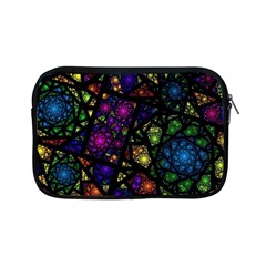 Stained Glass Crystal Art Apple Ipad Mini Zipper Cases by Pakjumat