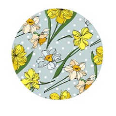 Narcissus Floral Botanical Flowers Mini Round Pill Box (pack Of 5) by Pakjumat