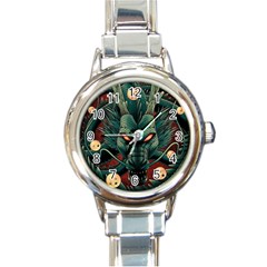 Dragon Art Round Italian Charm Watch by Pakjumat