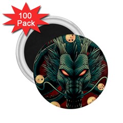 Dragon Art 2 25  Magnets (100 Pack)  by Pakjumat