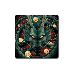 Dragon Art Square Magnet