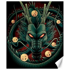 Dragon Art Canvas 20  X 24  by Pakjumat