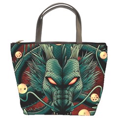 Dragon Art Bucket Bag by Pakjumat