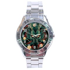 Dragon Art Stainless Steel Analogue Watch by Pakjumat