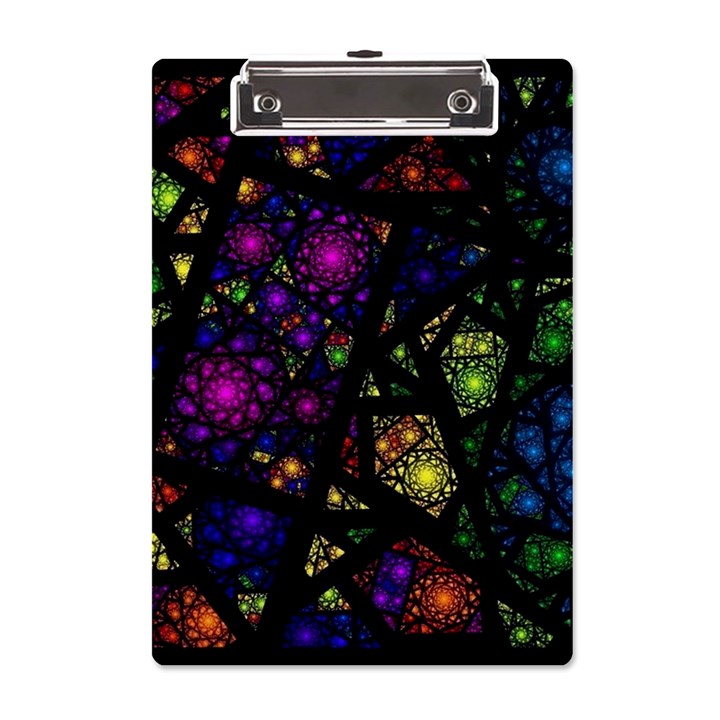 Stained Glass Crystal Art A5 Acrylic Clipboard