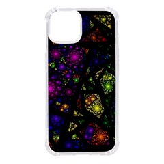 Stained Glass Crystal Art Iphone 14 Tpu Uv Print Case by Pakjumat