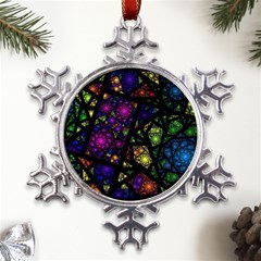 Stained Glass Crystal Art Metal Large Snowflake Ornament by Pakjumat