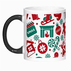 Background Vector Texture Christmas Winter Pattern Seamless Morph Mug by Pakjumat