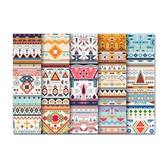 Pattern Texture Multi Colored Variation Sticker A4 (10 Pack) by Pakjumat