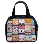 Pattern Texture Multi Colored Variation Classic Handbag (Two Sides) Front