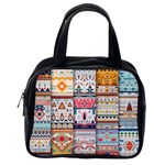 Pattern Texture Multi Colored Variation Classic Handbag (Two Sides) Back