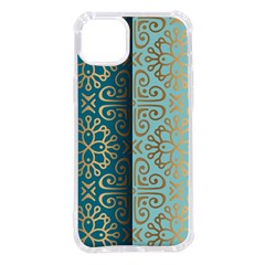 Gold Pattern Texture Golden Ornament Iphone 14 Plus Tpu Uv Print Case by Pakjumat