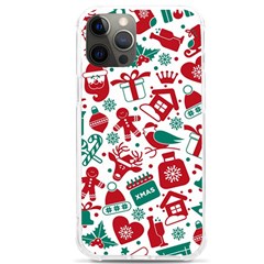 Background Vector Texture Christmas Winter Pattern Seamless Iphone 12 Pro Max Tpu Uv Print Case by Pakjumat