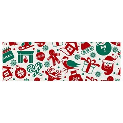 Background Vector Texture Christmas Winter Pattern Seamless Banner And Sign 9  X 3  by Pakjumat