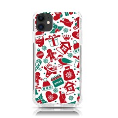 Background Vector Texture Christmas Winter Pattern Seamless Iphone 11 Tpu Uv Print Case by Pakjumat