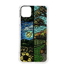 Four Assorted Illustrations Collage Winter Autumn Summer Picture Iphone 11 Pro Max 6 5 Inch Tpu Uv Print Case by Pakjumat