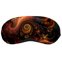 Paisley Abstract Fabric Pattern Floral Art Design Flower Sleep Mask by Pakjumat