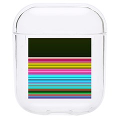 Horizontal Line Colorful Hard Pc Airpods 1/2 Case