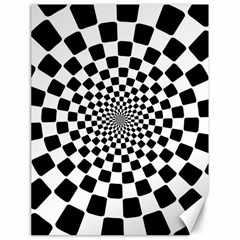 Geomtric Pattern Illusion Shapes Canvas 18  X 24  by Pakjumat