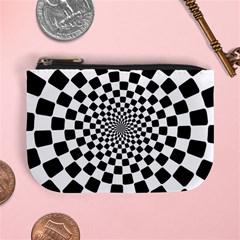 Geomtric Pattern Illusion Shapes Mini Coin Purse by Pakjumat