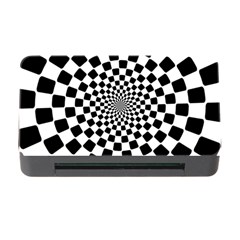 Geomtric Pattern Illusion Shapes Memory Card Reader With Cf by Pakjumat