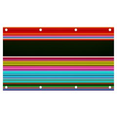 Horizontal Line Colorful Banner And Sign 7  X 4  by Pakjumat