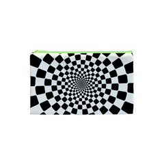 Geomtric Pattern Illusion Shapes Cosmetic Bag (xs) by Pakjumat