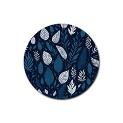 Pattern Flower Texture Rubber Coaster (round) by Pakjumat