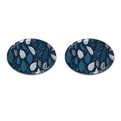 Pattern Flower Texture Cufflinks (oval) by Pakjumat