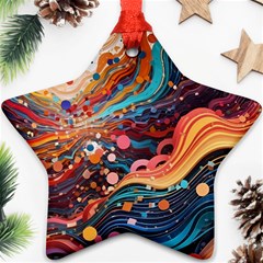 Pattern Abstract Star Ornament (Two Sides)