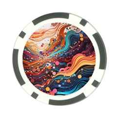 Pattern Abstract Poker Chip Card Guard (10 pack)