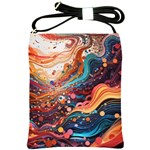 Pattern Abstract Shoulder Sling Bag Front