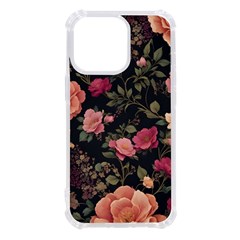 Flower Pattern Iphone 13 Pro Tpu Uv Print Case by Pakjumat