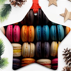 Macaroon Sweet Treat Ornament (star) by Pakjumat