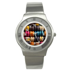 Macaroon Sweet Treat Stainless Steel Watch by Pakjumat