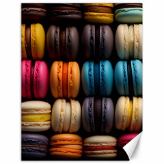 Macaroon Sweet Treat Canvas 18  X 24  by Pakjumat