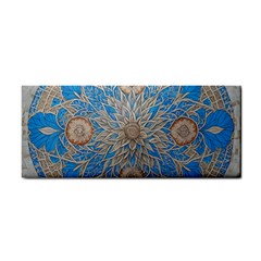 Flower Mandala Pattern Hand Towel by Pakjumat