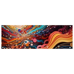 Pattern Abstract Banner and Sign 9  x 3 